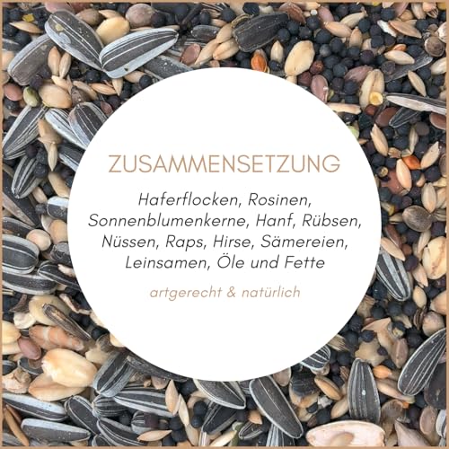 Supravit Freilandfutter für Vögel 25kg I energiereiches & proteinreiches Vogelfutter für Freilandvögel & Wildvögel I ideal zur Fütterung Aller freilebenden Vogel-Arten im Sommer geeignet