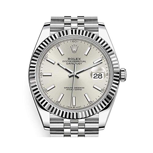 Rolex Oyster Perpetual Datejust Silver Dial Automatic Men's Watch 126334SSJ2