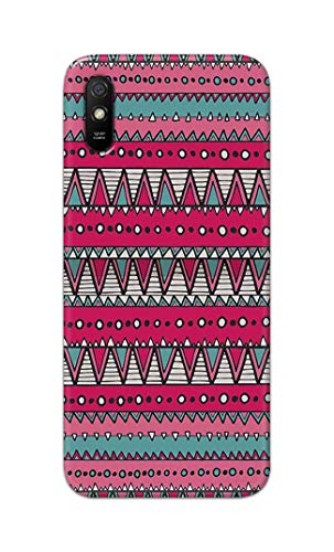 Image of Printed Hard Back Cover Case for Mi Redmi 9A | Mi Redmi 9AT | Mi Redmi 9A Sport Back Cover (Geometric Vintage Pattern) -1803