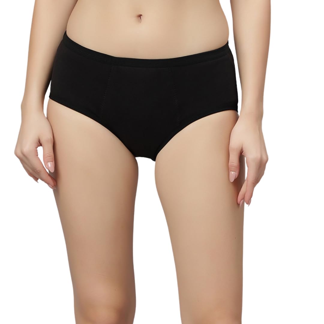 Cotton Reusable Period Panty for Women | No Stain, Leak Proof, Comfortable Period Panties | No Pads Period Underwear Suitable for Medium to Heavy Flow – (Pack of 1)-image-31