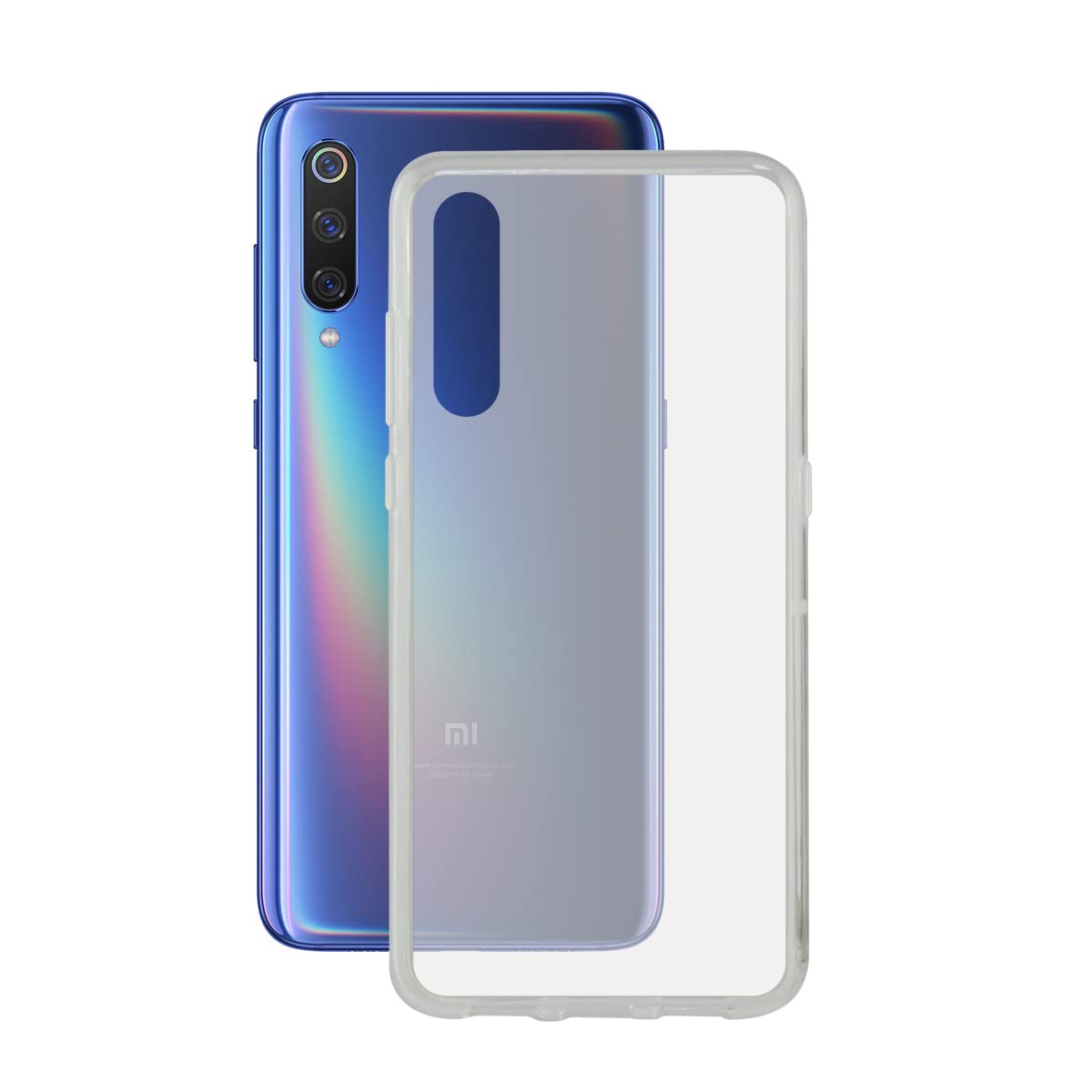 PHONEKIT CONTACT Flexible, Transparent Case for Xiaomi MI 9