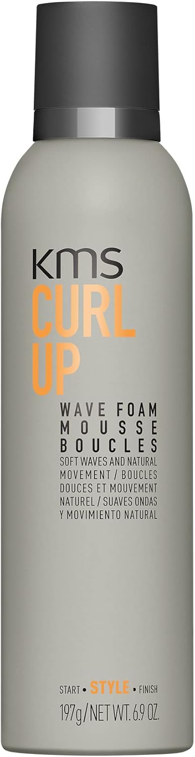 KMS CURLUP Wave Foam voor Golvend en Krullend Haar, 200 ml