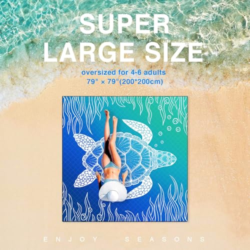 Picknickdecke Wasserdicht Stranddecke 200x200 Strandmatte Sandfrei Gepolstert Strand Zubehör xxl Beach Picnic Blanket Groß Camping Decke Picknick Picknickdecken Campingdecke Stranddecken Mat Outdoor