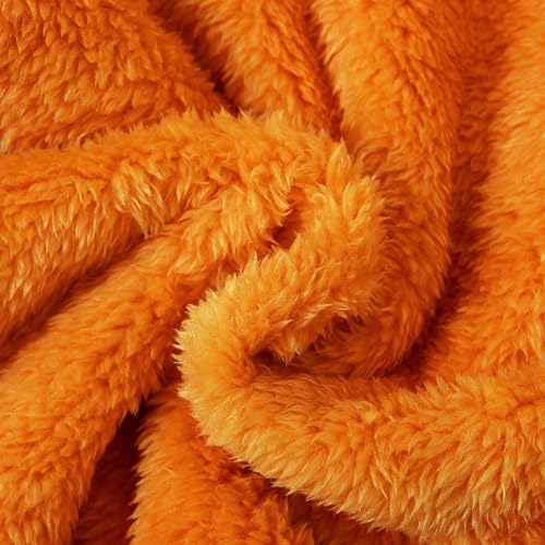 Toddler Girls Halloween Pumpkin Hooded Vest Sleeveless Soft Furry Fleece Pullover Tops Fall Warmth Holiday Dress Up2