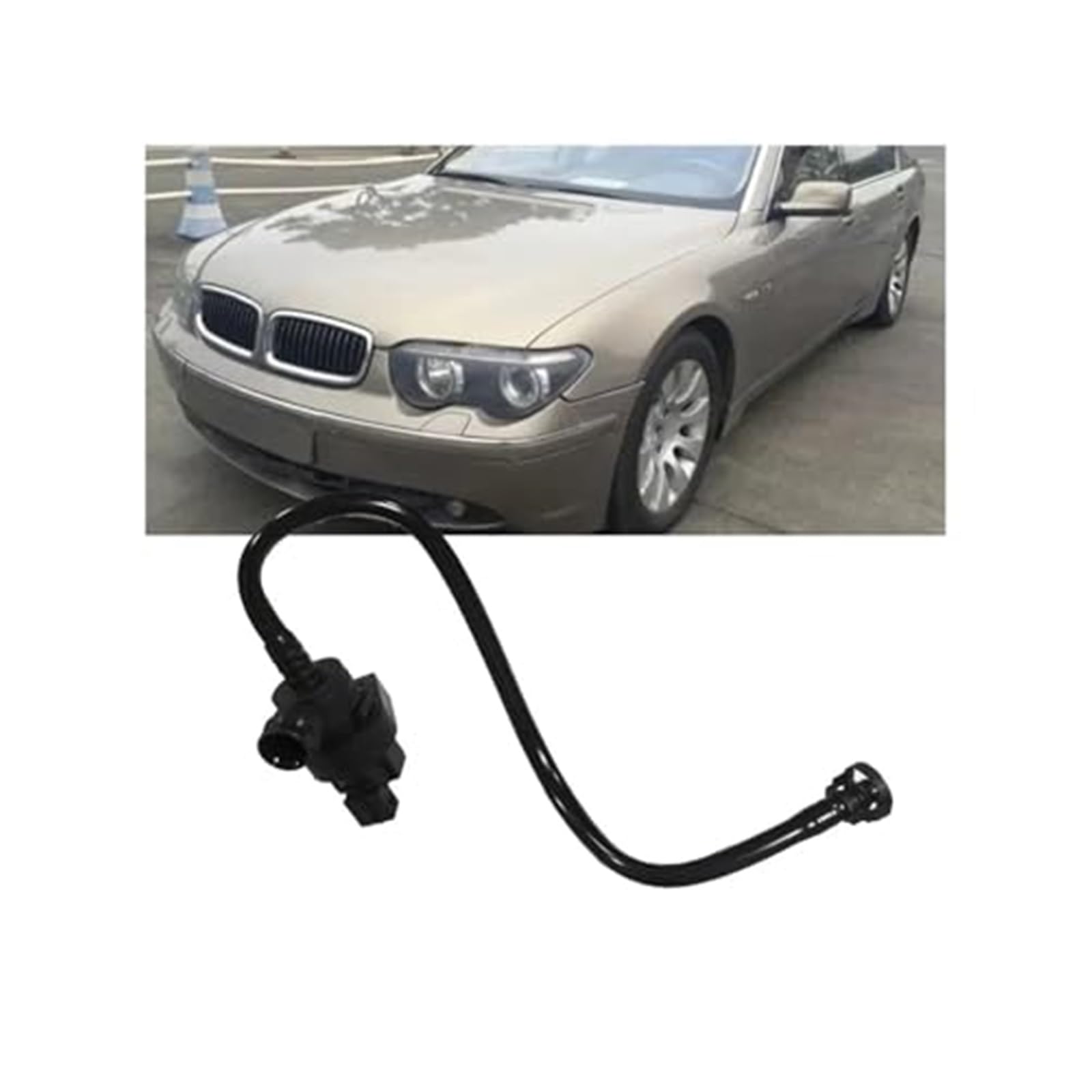Válvula de ventilación del tanque de combustible con tubo