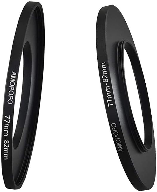 77mm-82mm Camera Filter Ring,77mm to 82mm Step Up Ring For Filters, Made Of CNC Machined space aluminum With Matte Black Electroplated Finish.for 82mm UV,ND,CPL Camera Filter accessories