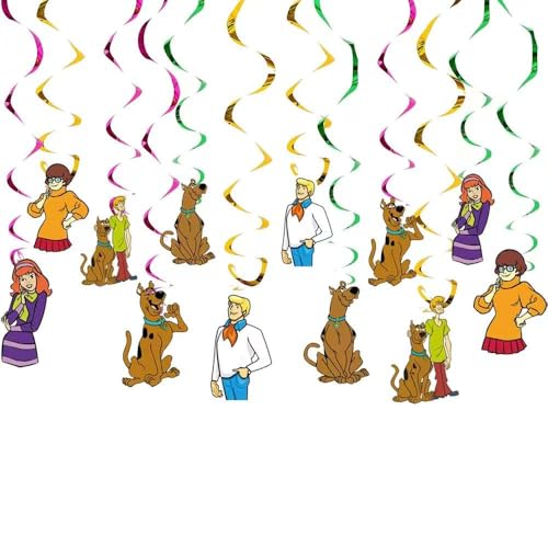 12pcs scoby dog Hanging Swirls Birthday Party suppliers Decorations The Me