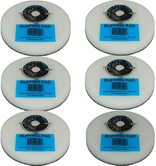 6 Pack Original JFJ Easy Pro Buffing Pads