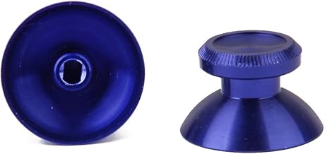 2pcs Tapas de Palanca de Metal de Mando para Playstation 4 Xbox Controlador de Color Azul
