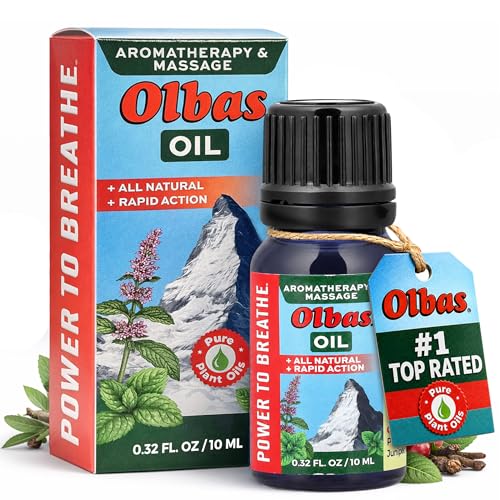 Olbas: Aromatic Massage Oil & Inhalant, 0.32 oz