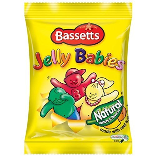 Maynards Bassetts Jelly Babies Sweets Bag 165g (Pack of 3)