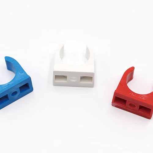 Miniatura 17 de 5 abrazaderas de PVC en forma de U, hebillas en forma de U para tuberías de 2 pulgadas (1.969 in), bandejas de TV, tubo de manguera, soporte de tubo