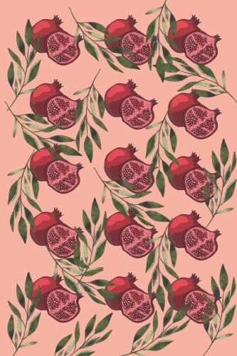 Israel Pomegranate Notebook: Pink Journal with Pomegranates on the Cover | Gift Notebook for Israeli’s, Jews, Kids, Adults, Students, Teachers, Study Supplies | Soft Cover, 120 Blank Pages image 2