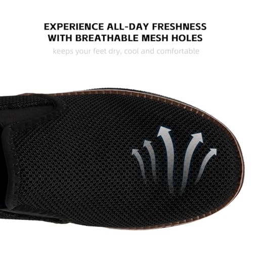 Mens Loafers Slip on Boat Shoes Non Slip Walking Sports Fashion Driving Casual Office Shoes Gym Lightweight Comfortable Sneakers3