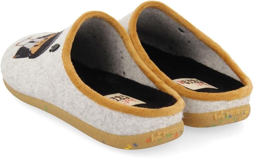 HOT POTATOES Louth, Slipper Uomo, Gray, 40 EU
