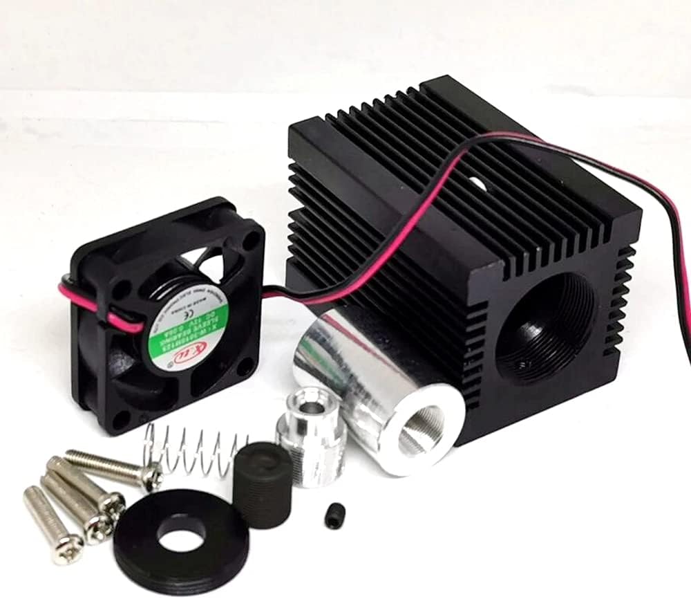 DIY 5.6mm Laser Diode Housing/Host/Case/Shell 635nm 650nm Glass Focus Lens 33mm33mm50mm
