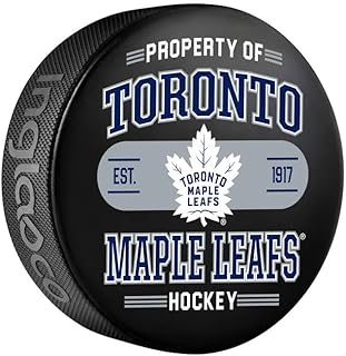 Toronto Maple Leafs Officially Licensed Property Of Design Hockey Puck