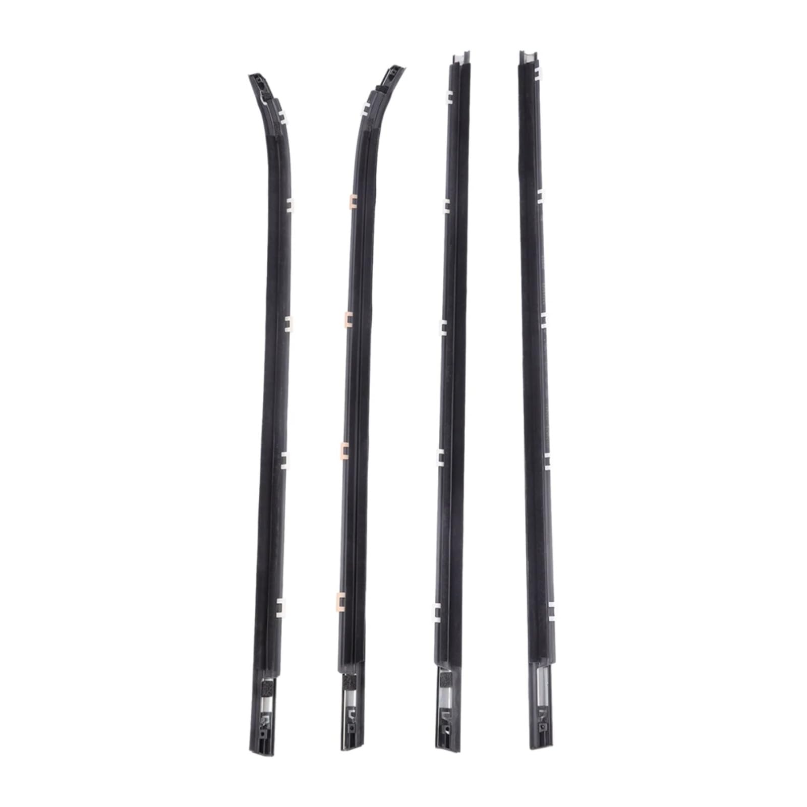 Automotive Window Seals Compatible with Hyundai for I30 FD Hatch 2007-2012 4Pcs Weather Strip Window Moulding Trim Seal Belt