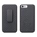 Apple iPhone 8 Plus, iPhone 7 Plus Case, Swivel Slim Belt Clip Holster Armor Protective Case, Defender Cover with Swivel Locking Belt Clip [Kickstand] for iPhone 8 Plus (Holster Shell Combo) - Black