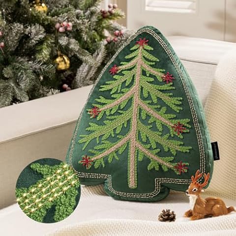 Phantoscope Christmas Tree Pillow Cover