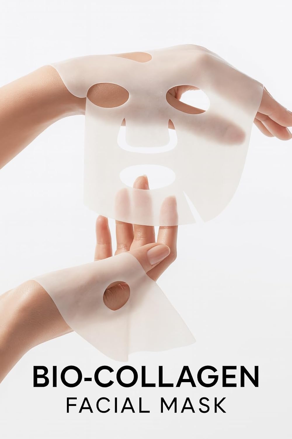 Bio-Collagen Sheet Mask (4 Pack), Hydrating & Firming Face Mask, Korean Skin Care Collagen Mask for Dry & Aging Skin, Winter Hydration for All Skin Types - Image 3