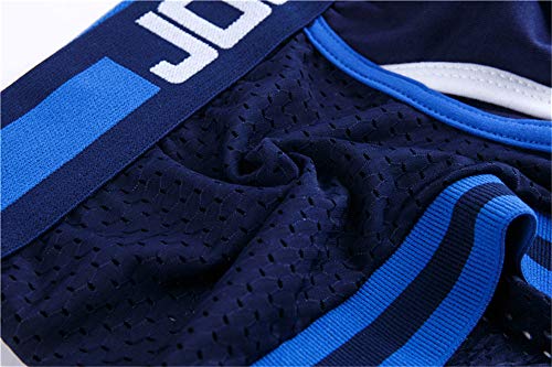 JOCKMAIL Men Mesh Underwear Boxers Trunks Shorts Breathable Crotch Mens Underwear Boxers4