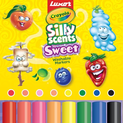 Image of Luxor Crayola Silly Scents Slim Markers 8 Shades