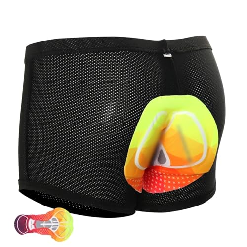 GBSONGJIN Culote Ciclista,Culote Ciclista Hombre Bicicleta Calzoncillos Boxer for Hombre Bragas Pantalones Cortos de Ciclismo Negro Bicicleta Gel Ciclismo Jersey Motocross Transpirable(1,3XL)