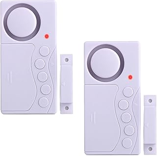 Freezer Door Alarm When Left Open,Fridge Door Alarm with Delay Upgrade 3/15/30/60 Seconds Security, Adjustable Delay Wireless Fridge Alarm Door Open Chime Refrigerator Wireless Alert(2 Set)