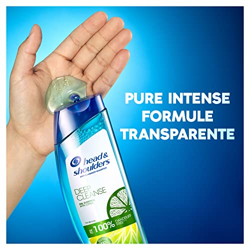Shampooing antipelliculaire Head & Shoulders Pure Intense soin purifiant d'exception au citron