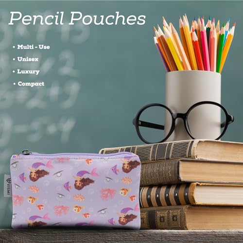 Image of VISMIINTREND Mermaid Print Flat Organizer Pouch - Ideal for Kids and Adults
