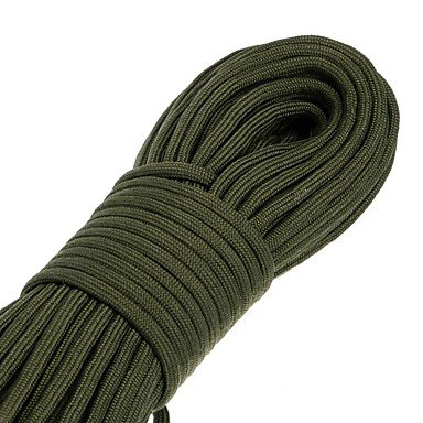 LS1626 30M 550 Paracord Parachute Cord Lanyard Rope Mil Spec Type III 7 Strand Paracord , camouflage