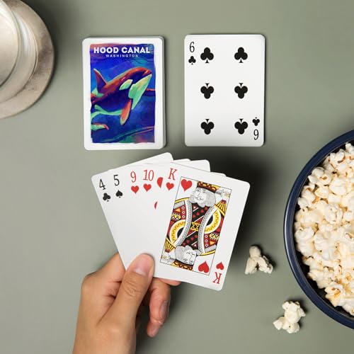 Baraja de Cartas Lantern Press Hood Canal Poker Size miniatura 2