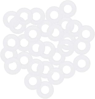 uxcell Silicone O-Rings, 5.5mm OD 2.5mm ID 1.5mm Width VMQ Seal Gasket for Compressor Valves Pipe Repair, White, Pack of 30