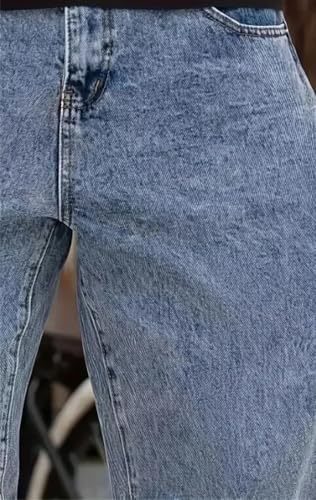 Men's Loose Jeans, Loose Straight-Leg Solid Color Fashionable Y2K Pants4