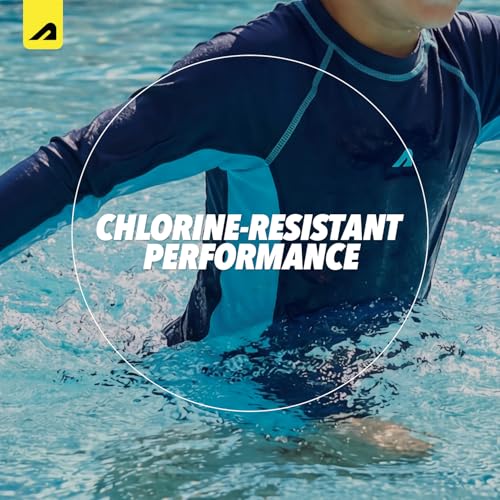 Image of Boldfit Swim Suit for Boys Full Sleeve Swimming Costume, Stretchable Swim T-Shirt, Flexible Fit Swimwear