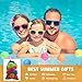 AUKSKY Reusable Water Balloons for Kids, Water Balloons Quick Fill, Summer Toy Water Toy for Boys and Girls, Pool Beach Toys for Kids ages 3-12, Self Sealing Water Splash Ball with Mesh Bag(6 PCS)