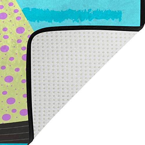 Tapis de maison en polyester résistant pour protéger le sol du salon