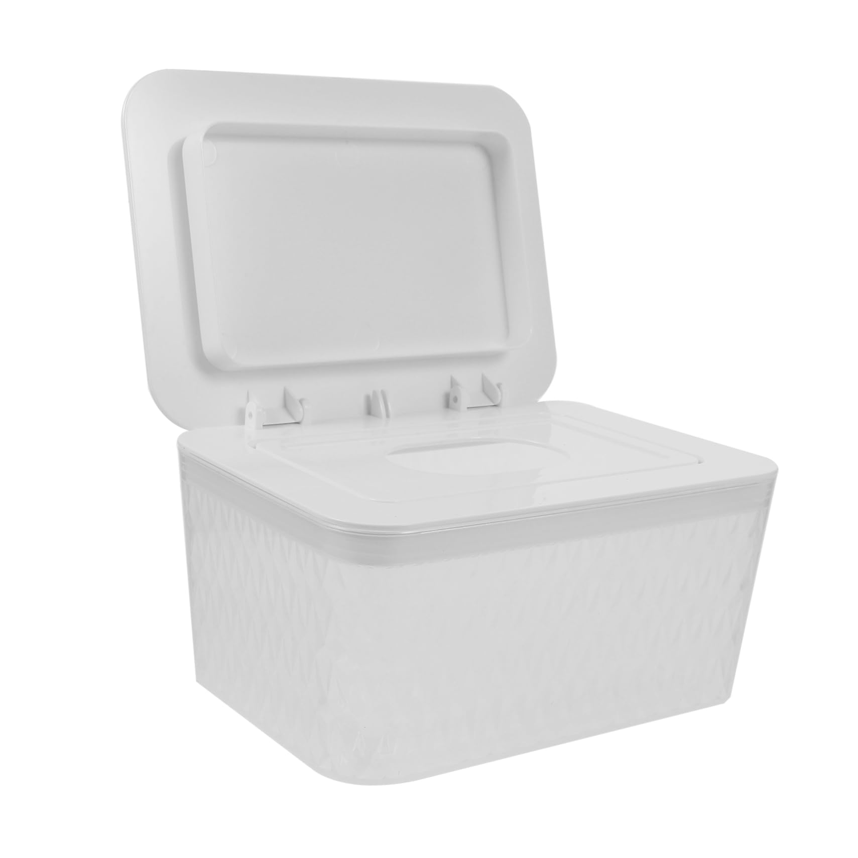 OUNONA Wipes Dispenser Case with Lid Practical Wipe Holder for Wet Tissues Compact Design for Travel Reusable Tissue Storage Box for Home Bathroom and Nursery