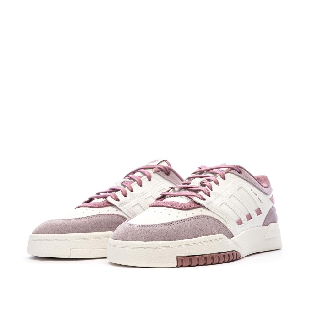 adidas - Zapatillas de deporte blancas/malvas para mujer Drop Step Low W