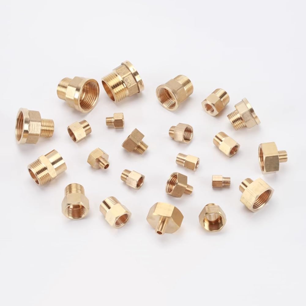 M14 M16 M20 M22 M24 M27 1/4" 1/2" 3/4" Adaptador de conexión de tubería de latón con rosca hembra a macho BSP
