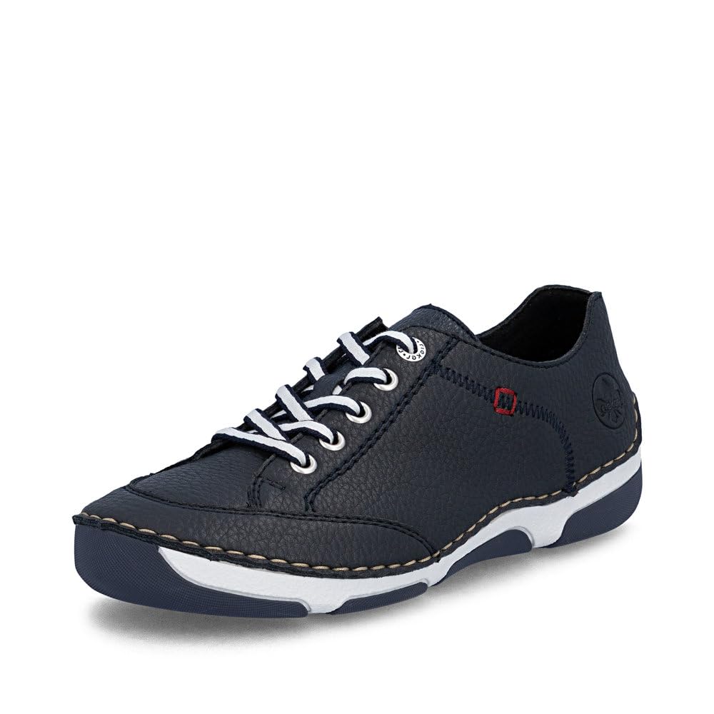 RIEKER Sneaker Glattleder Dunkelblau