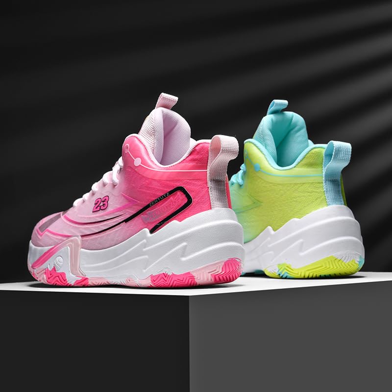 Basketball Shoes for Women and Men, Lightweight Non Slip Outdoor Sports Fashion Sneakers2