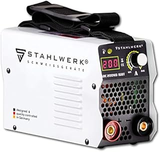 STAHLWERK ARC 200 MD IGBT - Schweißgerät DC MMA/E-Hand Welder mit echten 200 Ampere sehr kompakt, weiß, 7 Jahre Herstellergarantie