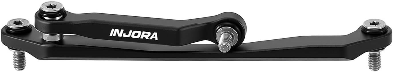 INJORA Black Coating Brass Steering Links for 1/30 Axial SCX30