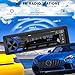 Single Din Car Radio Receiver - Bluetooth Car Stereo System - Mechless Digital Media MP3 Player with AM FM Dual USB SD AUX Built-in Mic Wireless Remote Control