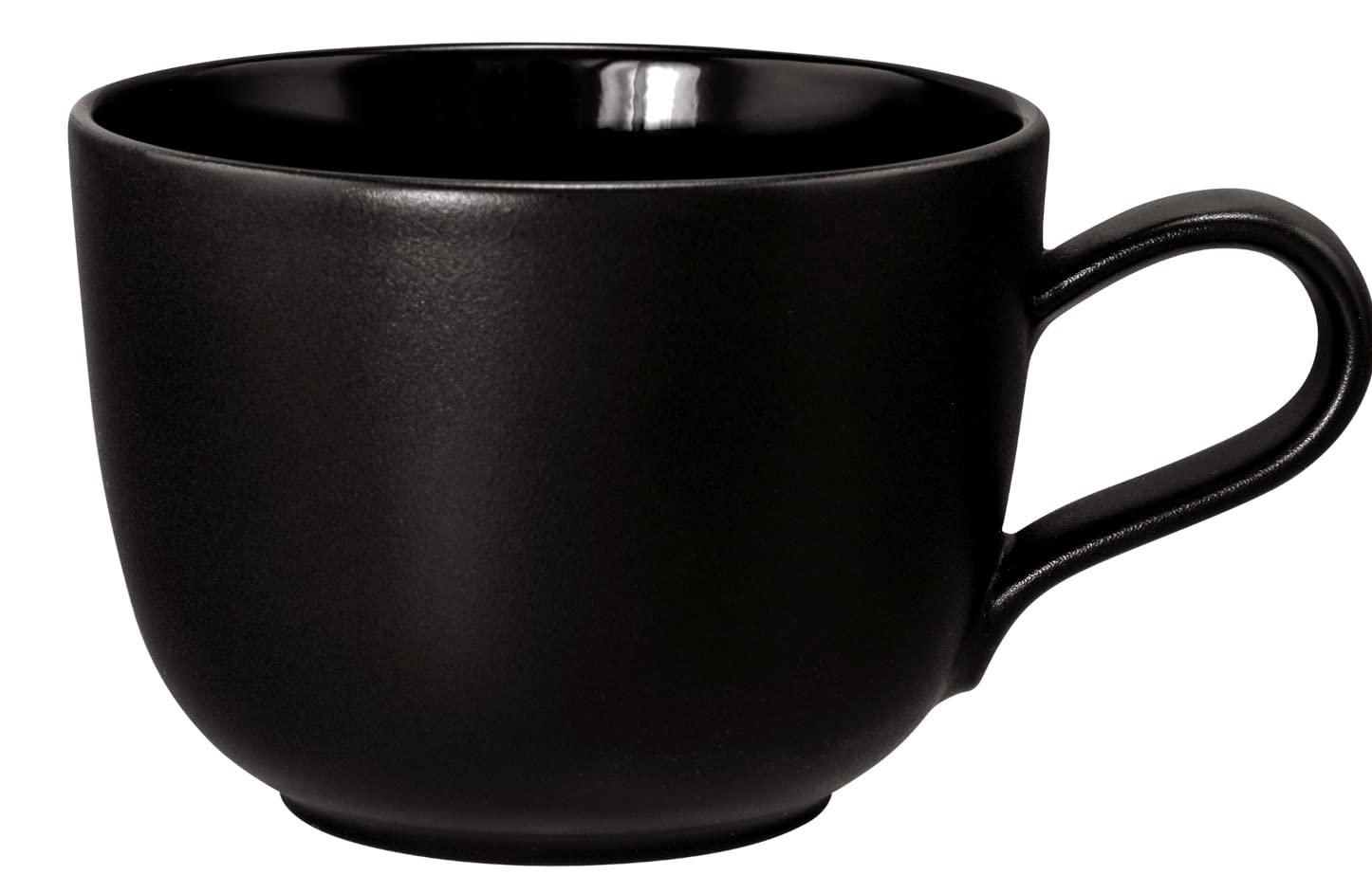 Seltmann 001.764277 Liberty Rund Porzellan Kaffeeobertasse, 65164 Dekor, Brace, 0,26L Volumen, Samtschwarz | ace, 0,26L Volumen, Samtschwarz