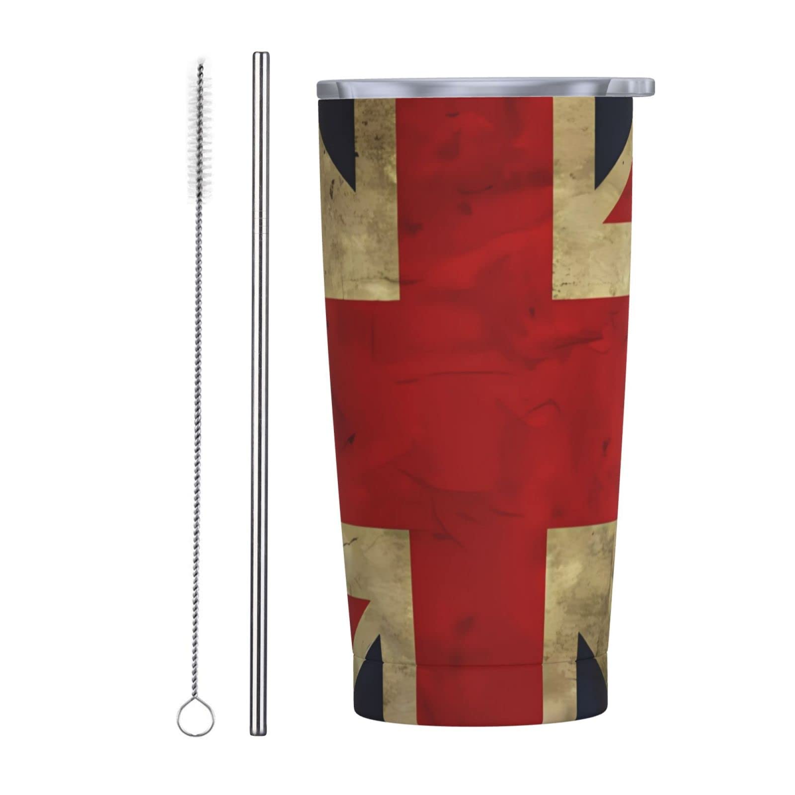 Thermos café inox motif drapeau britannique, idée cadeau femme ado