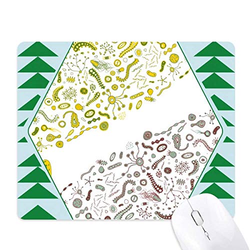 Tapis de souris green pine tree caoutchouc et tapis de bureau motif créature verte