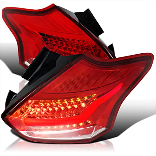 Quality Ultra Ford Focus Chrome Lexus Style Rear Car Lights Pair car